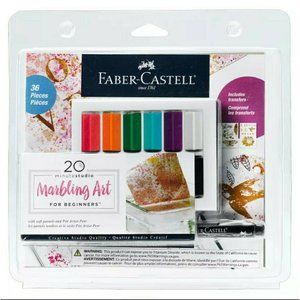 36pc 20 Minute Studio Marbling Art for Beginners -